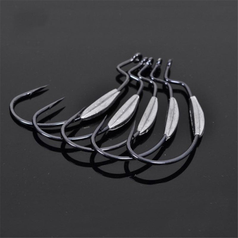 SeaKnight 20pcs BKK Barbed Lead Offset fishing fish hooks for Texas Carolina Rigs