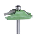 Drillpro 3pcs 8mm Shank Ogee Rail and Stile Router Bit Set Tungsten Carbide Woodworking Cutter Rotary Tool
