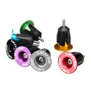 SMLLOW 1 Pair Aluminum Alloy Cycling Bike Handlebar Grips Cap Plug Bicycle Handlebar End Plugs