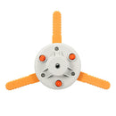 Dual-Use Trimmer Head Hay Mower Head Nylon Weeder Work Head with Blade for Lawnmower Garden Accessories