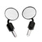 7/8 Inch 22mm Handlebar End Motorcycle Review Mirrors Black For Honda