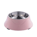 Pet Double Bowls Thickened Stainless Steel Cat Dog Drinking Bowl Pet Feeders