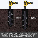 9x25/40cm Garden Drill Bit Earth Drill Hole Post Planting Auger Drill For Electric Drill