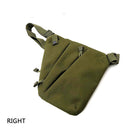 Men Women Canvas Crossbody Shoulder Chest Backpack Anti Theft Gun Holster Tactical Sling Bags