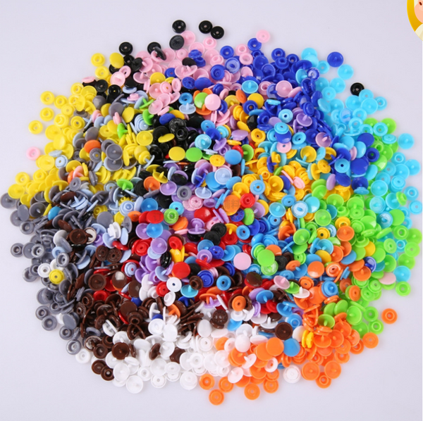 20 Color DIY Clothes T5 Plastic Fasteners Snap/Prong Ring Fastener Snap/Metal Press Stud Cloth Tool Kit