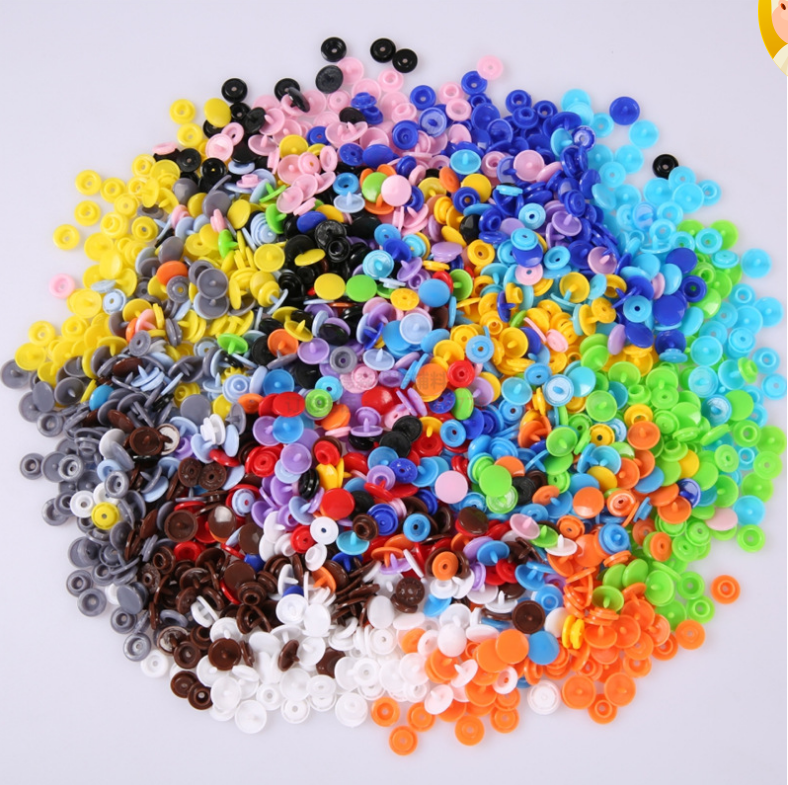 20 Color DIY Clothes T5 Plastic Fasteners Snap/Prong Ring Fastener Snap/Metal Press Stud Cloth Tool Kit