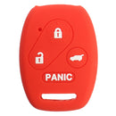 Car Key Case Cover Silicone Car Key Keyless Fob Cover Shell Case 4 Button For Honda Accord Civic