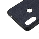Bakeey Luxury Fabric Splice Soft Silicone Edge Shockproof Protective Case For Xiaomi Redmi 7 / Redmi Y3