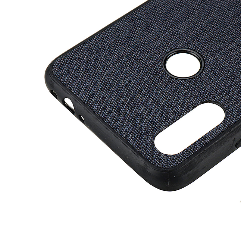 Bakeey Luxury Fabric Splice Soft Silicone Edge Shockproof Protective Case For Xiaomi Redmi 7 / Redmi Y3