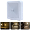 Battery Operated PIR Motion Sensor LED Cabinet Light Wall Night Lamp for Hallway Pathway Bedside
