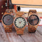 BOBO BIRD Q05 Unique Design Men Wrist Watch Wooden Quartz Creative Watch