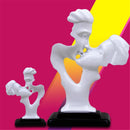 Resin Sculpture Art Lovers Statue Romance Kiss Ornaments Gift Craft Home Room Decorations