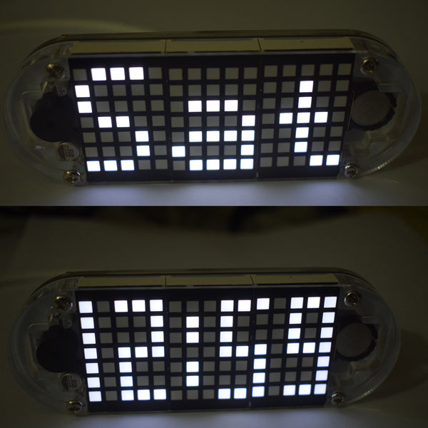 Geekcreit DIY DS3231 Touch Key Precision High Brightness LED Dot Matrix Display Alarm Clock Kit