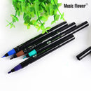 Music Flower Liquid Eyeliner Pencil Super Waterproof Black Double-Headed Stamps