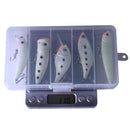 ZANLURE 5pcs/set Mixed Luminous VIB Popper Crankbait Pencil Artificial Wobbler Fishing Lure With Box