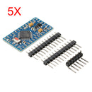 5Pcs Pro Mini ATMEGA328P Development Board Module 3.3V 8M Interactive Media