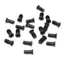 20Pcs Computer PC Case Cooling Fan Mount Screws Black For Fans 60mm 80mm 120mm