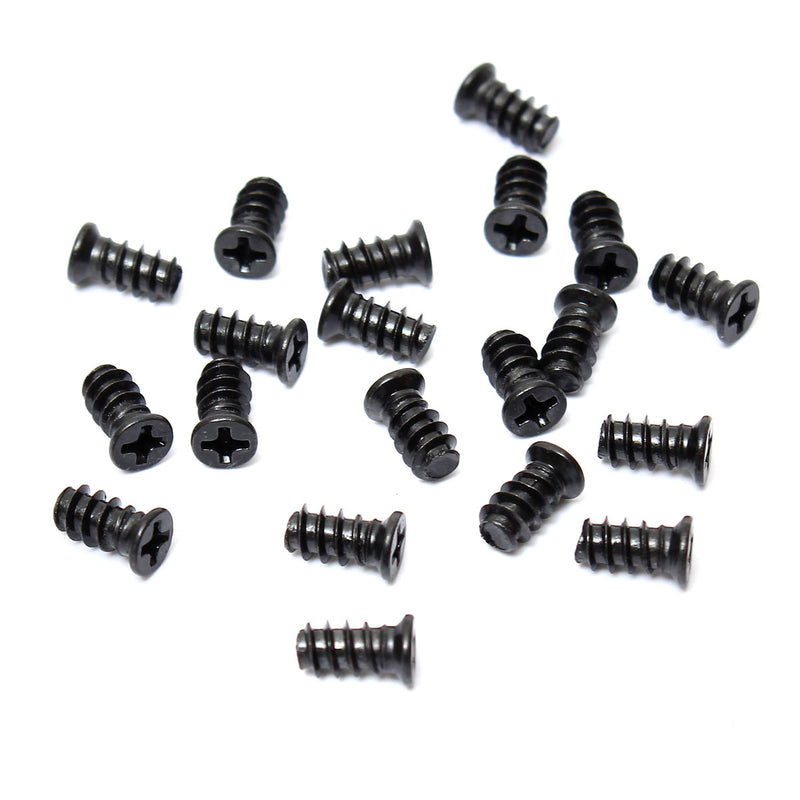 20Pcs Computer PC Case Cooling Fan Mount Screws Black For Fans 60mm 80mm 120mm