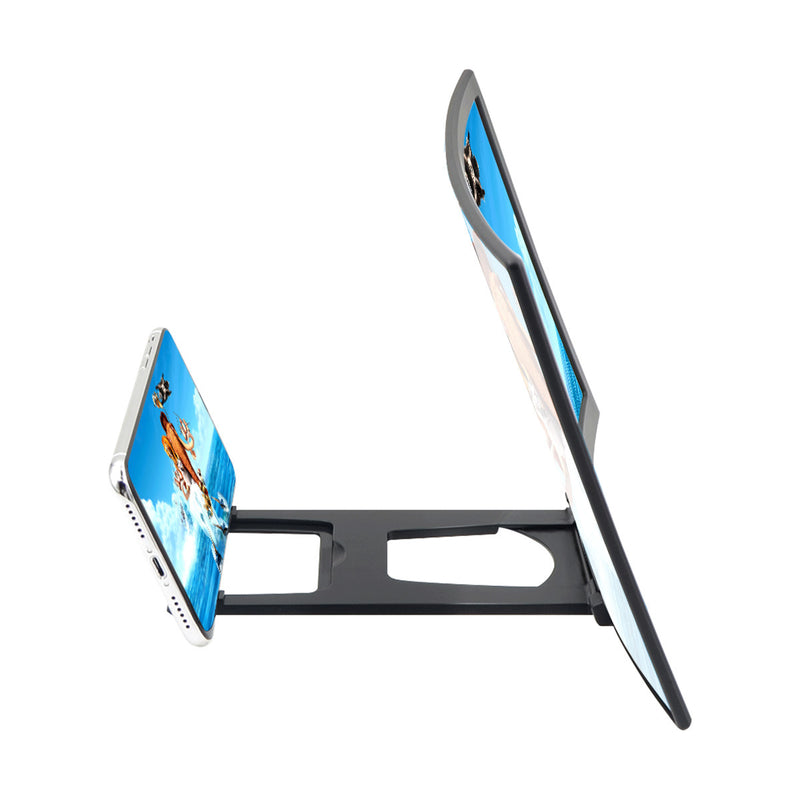 12 Inch Curved 3D HD Phone Screen Magnifier Movie Video Amplifier for Smart Phones Below 6.5 Inch for iPhone for Samsung