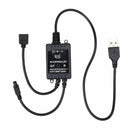 2x0.5M+2x1M Non-waterproof SMD5050 USB Music Remote Control RGB LED Strip Light TV Background KTV Hotel Bar