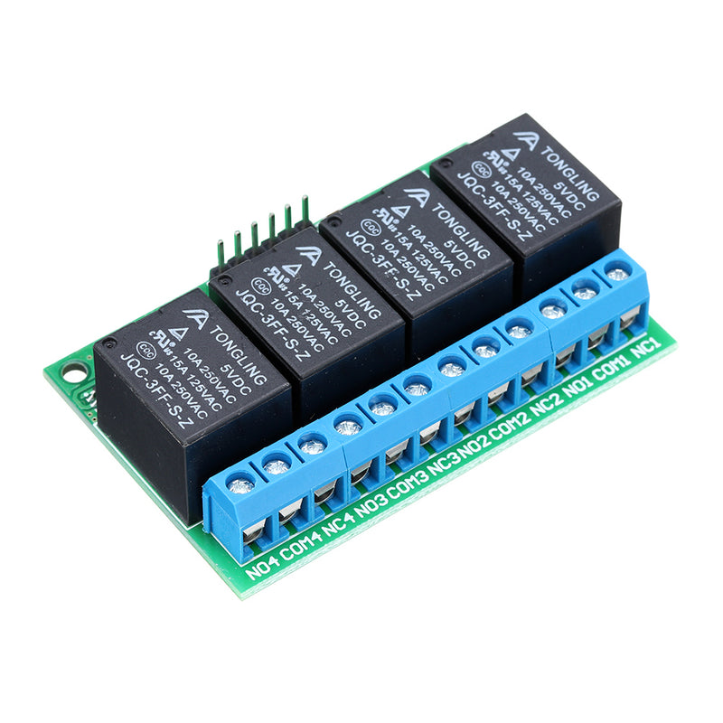 4 Channel DC5V 280MA Self-locking Relay Module Trigger Latch Relay Module Bistable