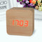 Honana DX-CO300 Electronic Clock Creative Waterproof Time Watch Digital Wooden Alarm Clock