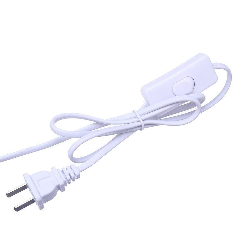 1.35M Two Groups 2 Pin LED Test Clip Light Base with Switch for E27 B22 Bulb Strip Light US Plug AC220V