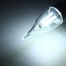 85-265V 4W E27 E14 B22 E12 25 SMD 2835 430Lm Silvery LED Candle Light Bulb Pure White Warm White