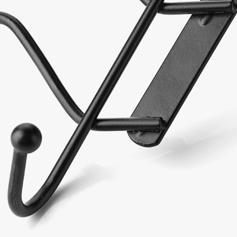 Stainless Steel 12 Hooks Over The Door Hook Rack Cloth Hanging Holder