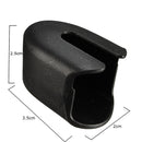 Black Oval Makeup Brush Protective Cover Beauty Cosmetic Brushes Tool Travel