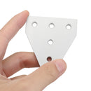 Machifit Aluminum 5 Holes T Shape Join Plate Corner Bracket for 2020 V-slot Aluminum Profile