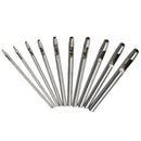 10pcs Steel Punch Set 0.5-5mm Leather Hole Craft Tool For Leather Craft Stamp Punch