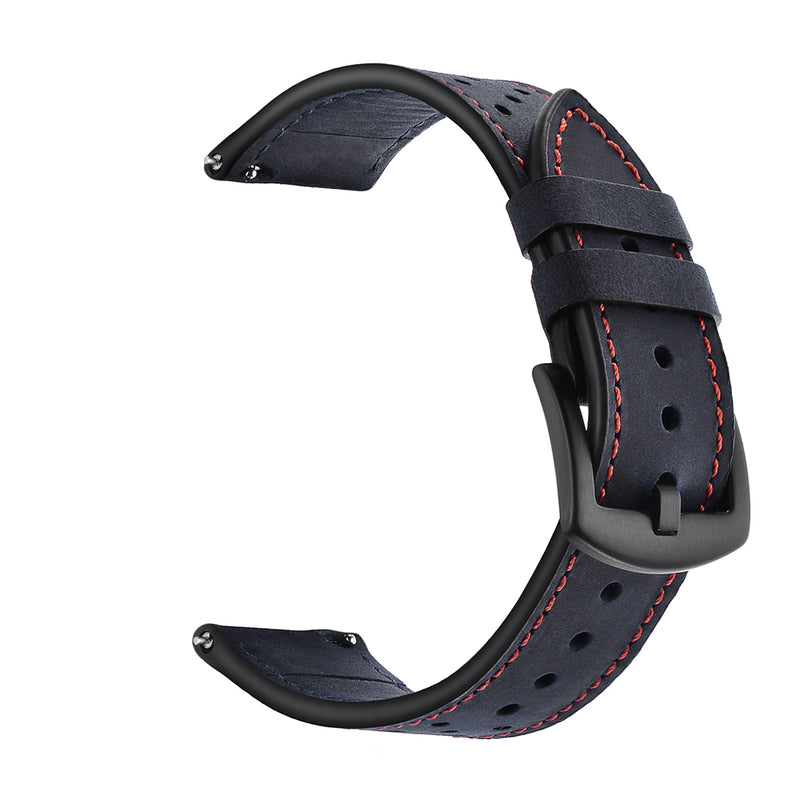 Bakeey 22mm Replacement Genuine Leather Ventilation Hole Watch Band Strap for Huawei GT Smart Watch