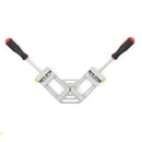 Effetool Double Handle Woodworking Clamp 90 Degree Right Angle Clip Woodworking Jig Quick Corner Clamp with TPR Handle