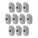 Machifit 50pcs M4 T Sliding Nut Block for 3030 Aluminum Profile