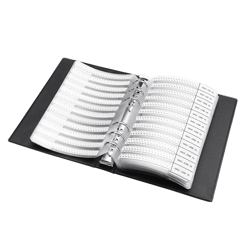 5525pcs 221 Values 0805 SMD Chip Resistors 1% 0-20M Assortment Kit Sample Book Each 25