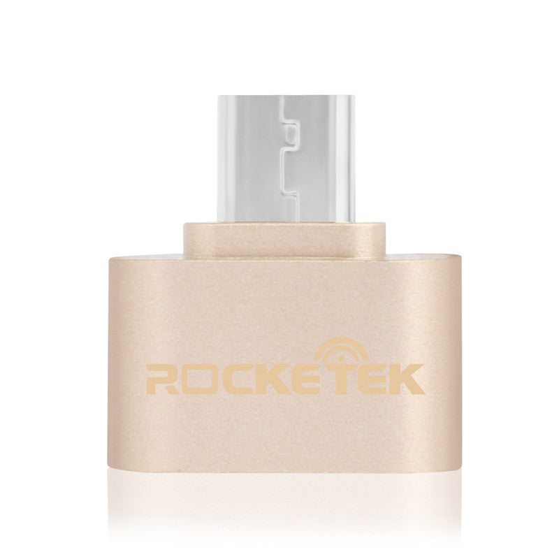 Rocketek Metal Mini Portable Micro USB Male to USB 3.0 Female Adapter Converter for Smartphone PC