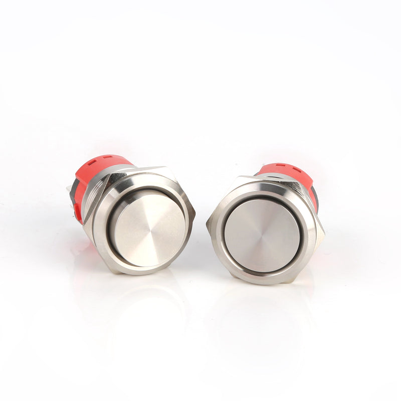 22MM 18A 250V 4Pin Button Switch Momentary Reset Push Button Switch