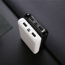 Bakeey 6*18650 Dual USB Ports LED Display 15000mAh Battery Case Power Bank Box With LED Flashlight