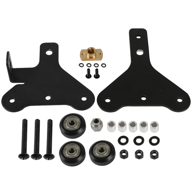 S4/S5 Right X-Axis Motor Mount Bracket Plate with Pulley & T8 Nut for CR-10 Creality 3D Printer Part