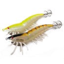 SRP-02-4.0g 92mm Luminous Double Hook Shrimp Fishing Lure Fishing Hard Prawn Lure Bait Night Light