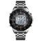 SKMEI 1493 Fashion Men Digital Quartz Watch 3ATM Waterproof Luminous Display Dual Display Watch