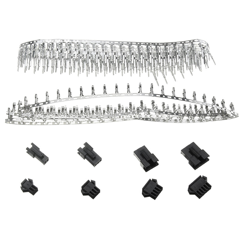 560pcs 2.54MM Pin Black Way Cable Plug Electrical Dupont Connector Pin Jumper Header Housing Male Female Wire Connector