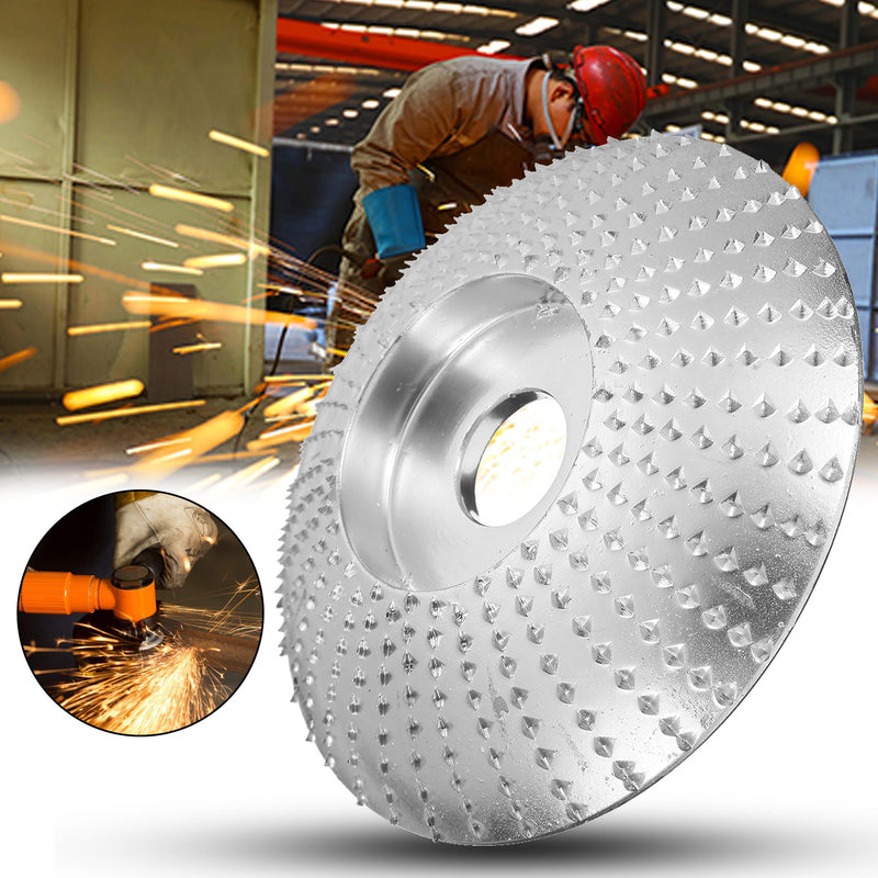 85x16mm Chrome Wood Grinding Wheel Rotary Disc Sanding Wood Carving Tool Abrasive Disc