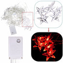 Multi 3.5M 100SMD Five-Pointed Star LED String Curtain Lights Xmas Wedding Decor 110V