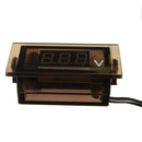 12-24V LED Digital Display Voltage Volt Meterr Panel Motorcycle Blue Red Green