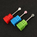 3/32 Inch Electric Nail Drill Bits Replacement Polishing Heads Ceramic Acrylic Manicure Tool
