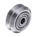 Flat / V Type Plastic/Stainless Steel Pulley Concave Idler Gear With Bearing for 3D Printer