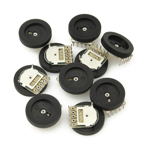 10pcs A103 10K 16mmx2.8mm Potentiometers Adjustment Switch