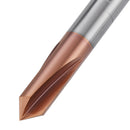 Drillpro 3 Flutes 60 Degree Chamfering Mill AlTiN Coated HRC55 2/3/4/5/6/7/8mm Tungsten Steel Milling Cutter